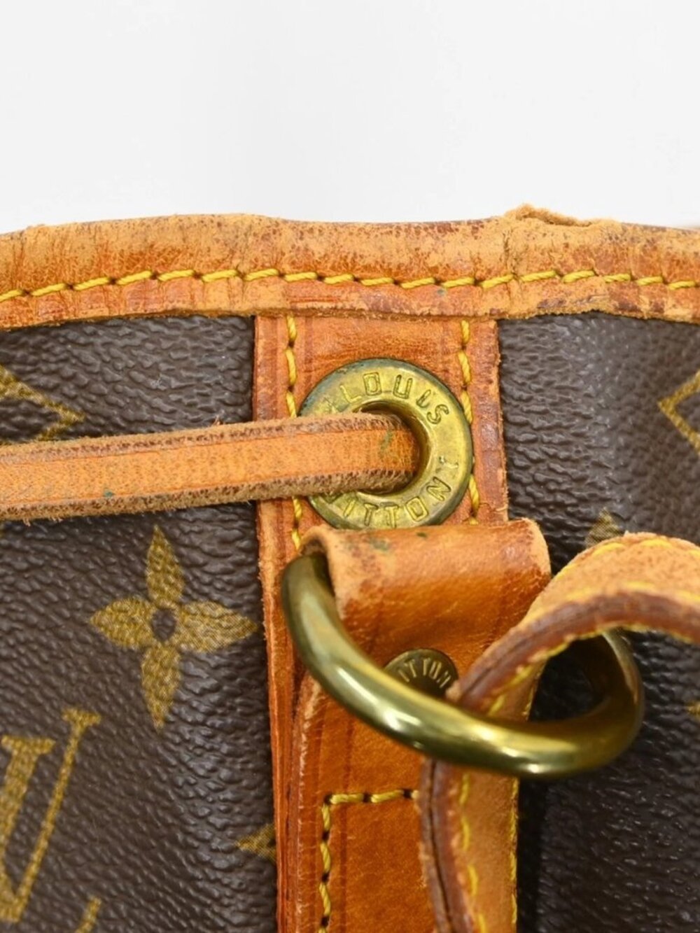 BUYIT04 LOUIS VUITTON NOE DRAWSTRING SHOULDER BAG M42224 AR8911 YQ08292 - Picture 12 of 16